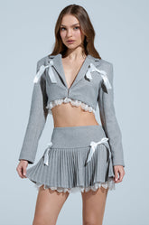 MARLEY LACE TRIM BLAZER