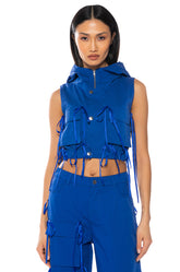 TALK OF THE TOWN HOODED TOP