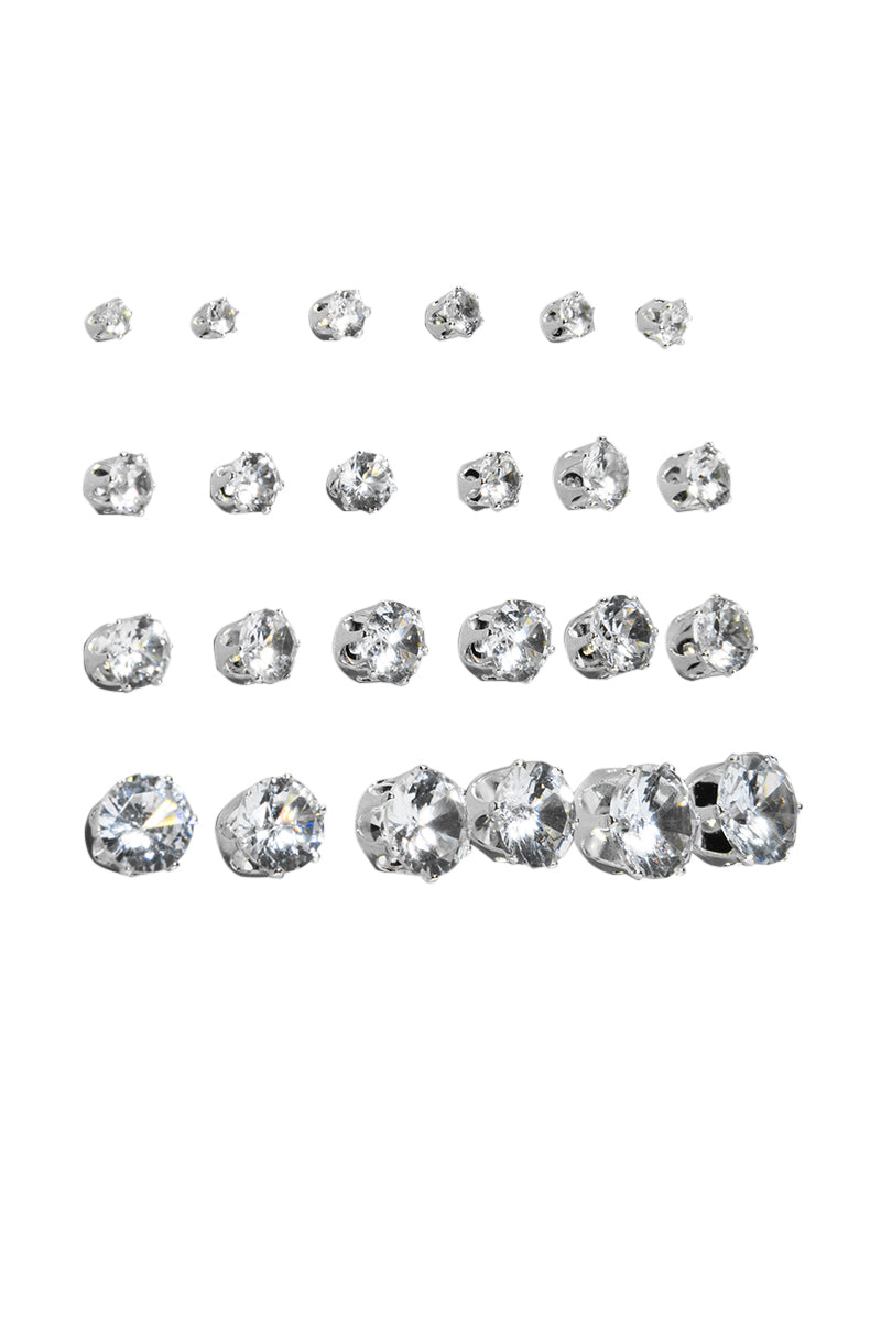 12 PACK CIRCLE STUDS