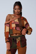 CATCH FEELINGS PATCHWORK SWEATSHIRT