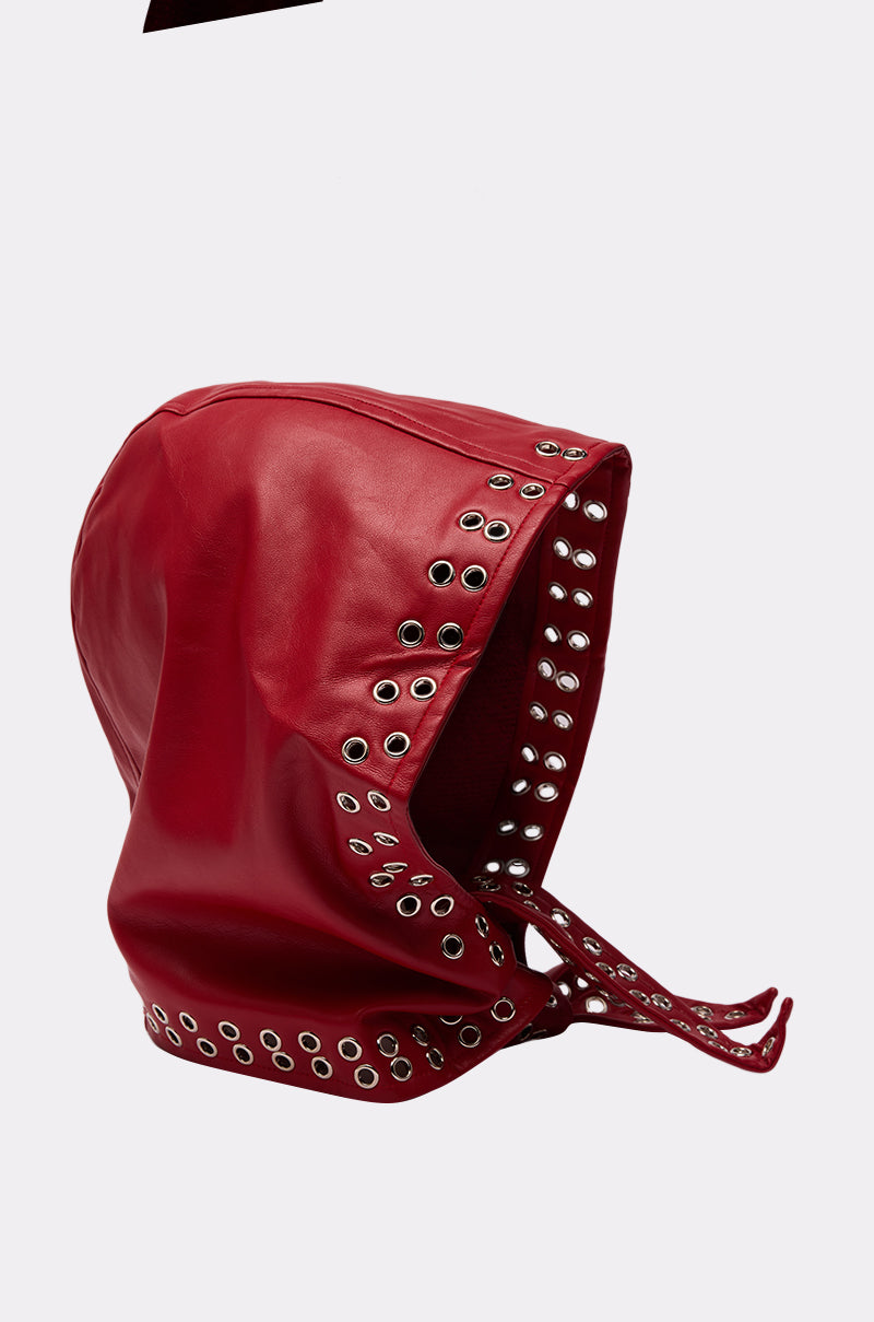 BUCKLE UP PU HEADSCARF