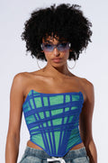 BABY BLUES CORSET TOP