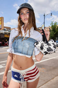 ASHLIN DENIM TUBE TOP