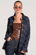 GOOD KARMA EMBELLISHED DENIM JACKET