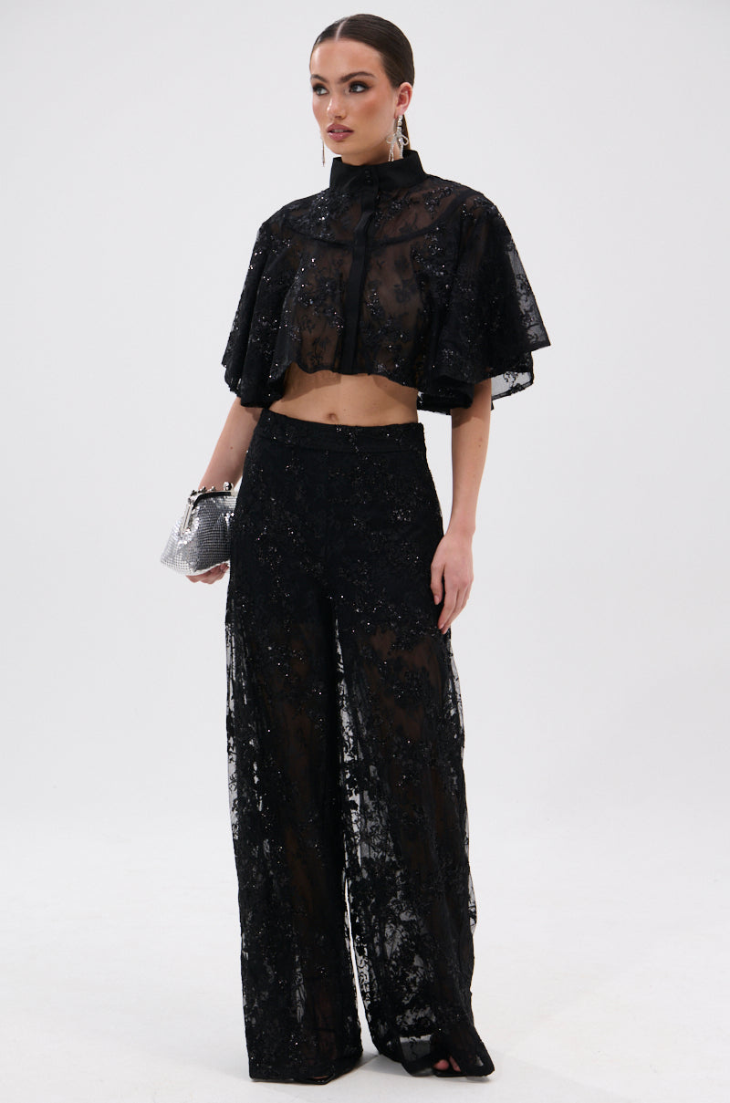 QUEEN B LACE TROUSER