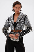 DIRTY MARTINI EMBELLISHED BLAZER