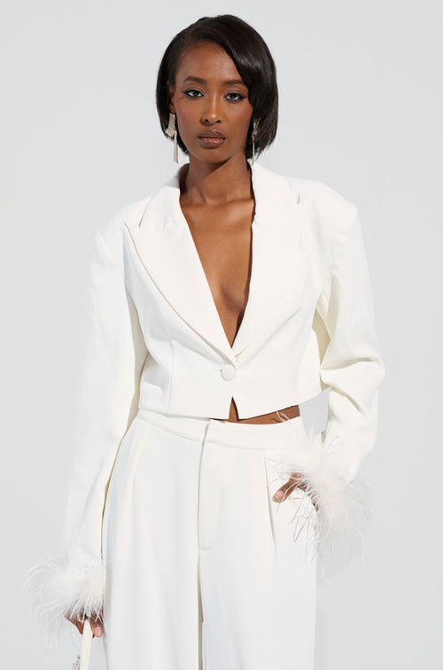 AMBROSIA CROPPED BLAZER