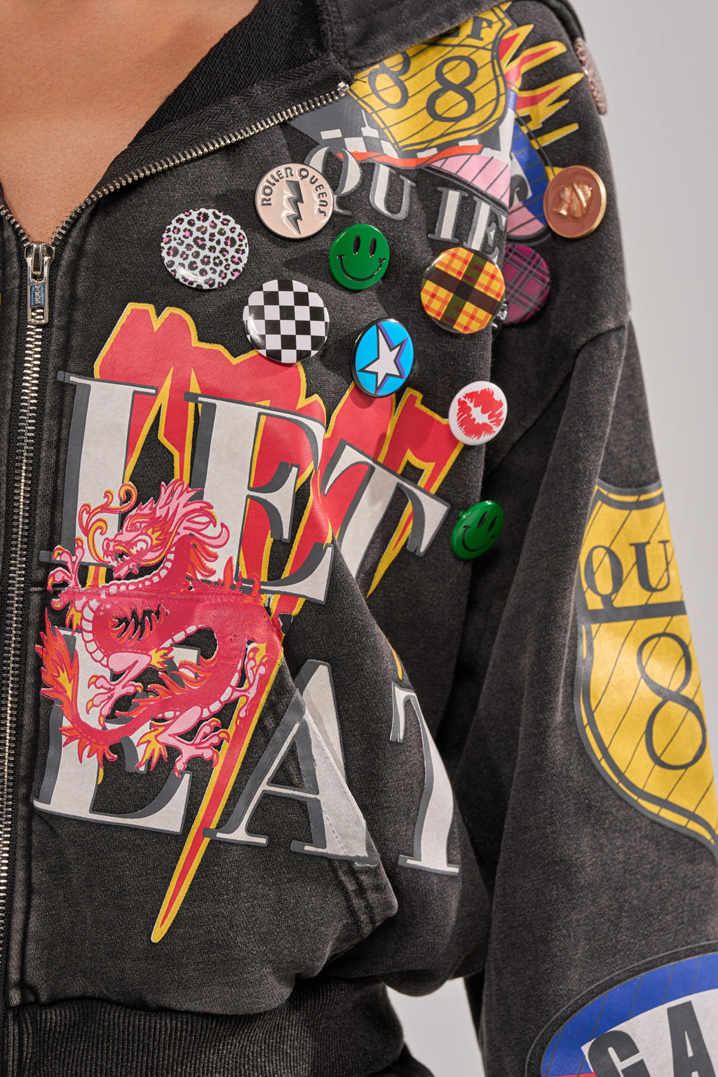 ANOTHER ONE ZIP UP SWEATSHIRT