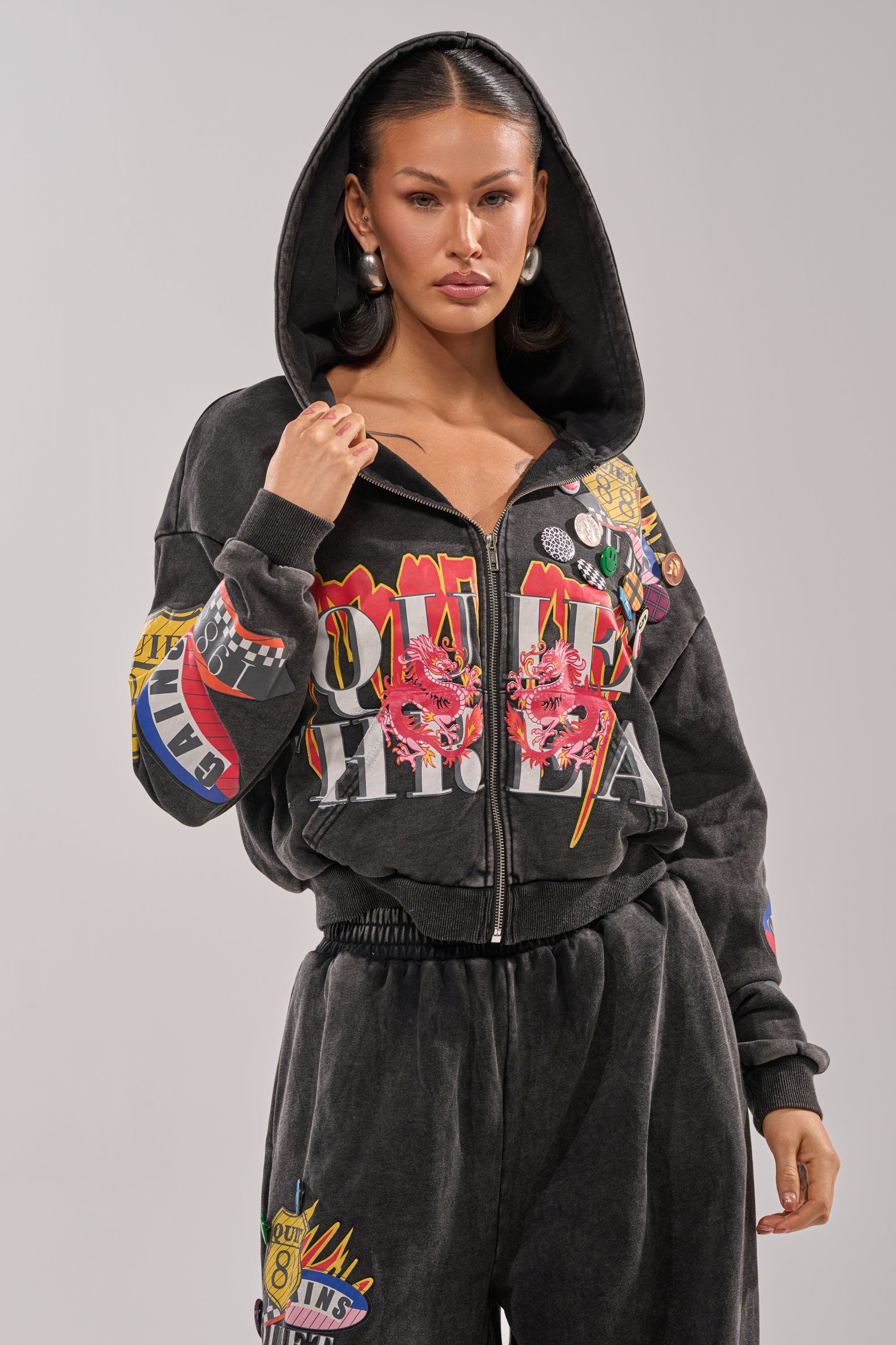 ANOTHER ONE ZIP UP SWEATSHIRT