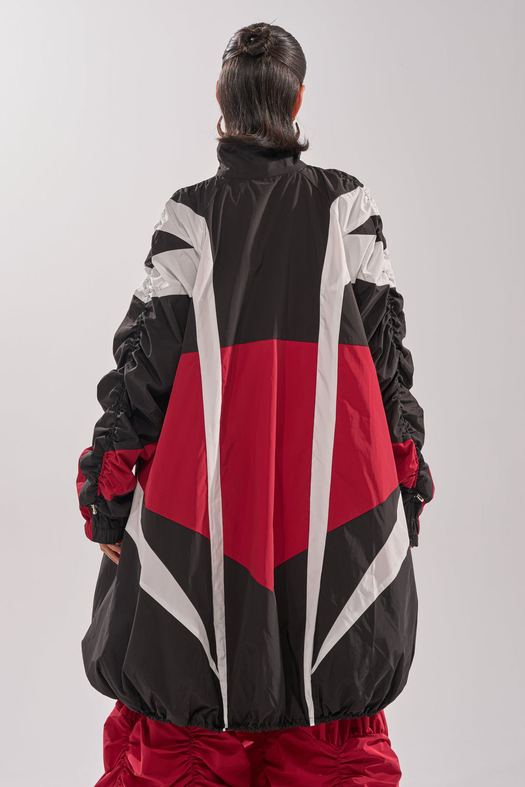 DON'T MIND ME HIGH LOW WINDBREAKER