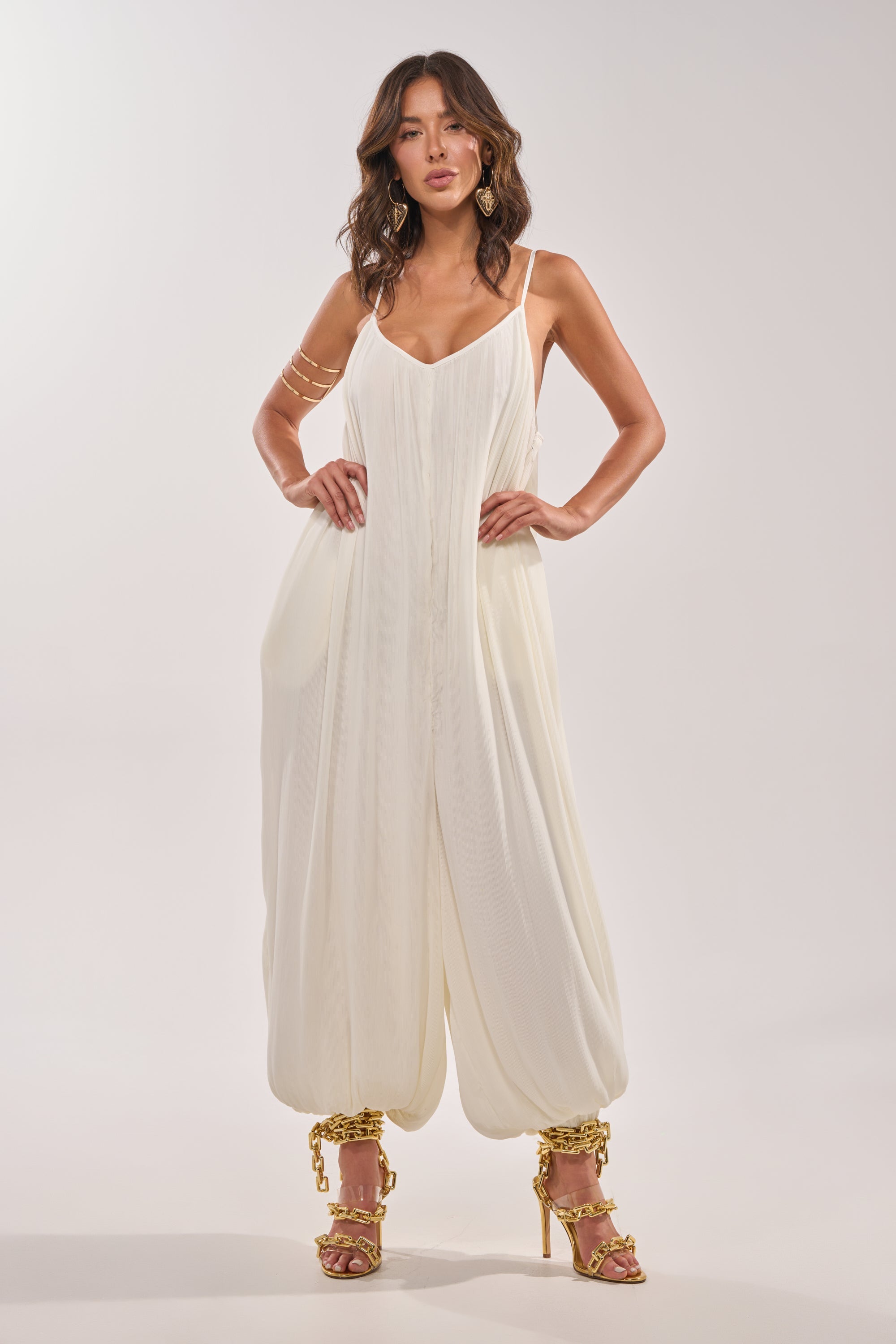 HALO SLINKY SLEEVELESS JUMPSUIT