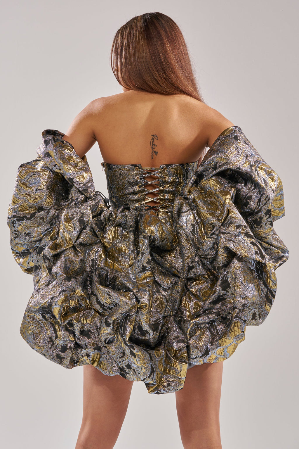 AMINA BROCADE SHRUG