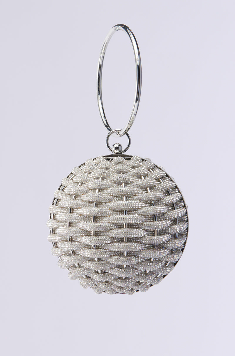 DIAMONDS DRIPPIN SPHERE PURSE
