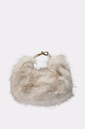 WINTER SKY FAUX FUR PURSE