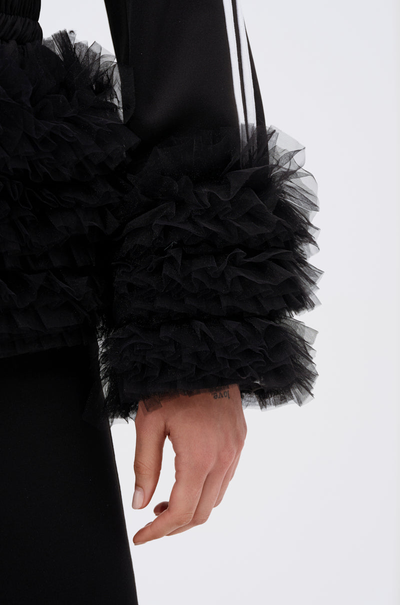 BIG HIT TULLE TRIM BLAZER