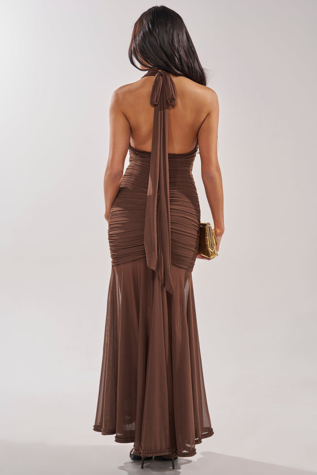 SWEET SUNSET MESH MAXI DRESS