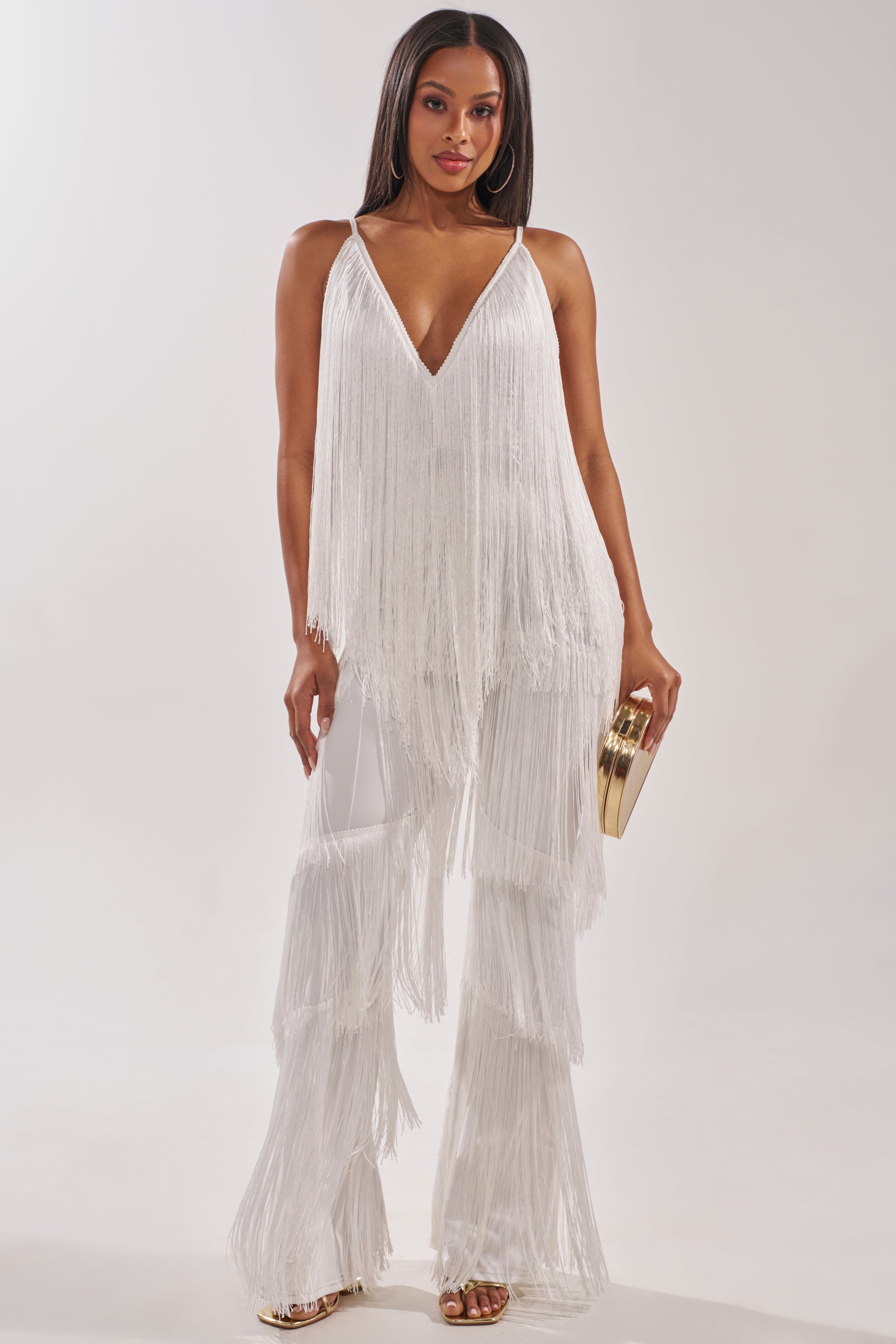 BAECATION FRINGE JUMPSUIT