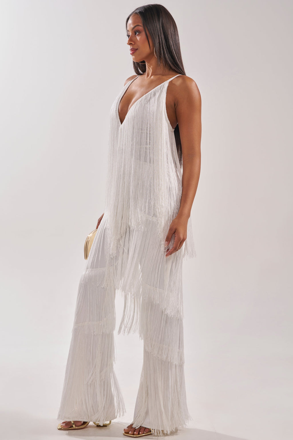 BAECATION FRINGE JUMPSUIT