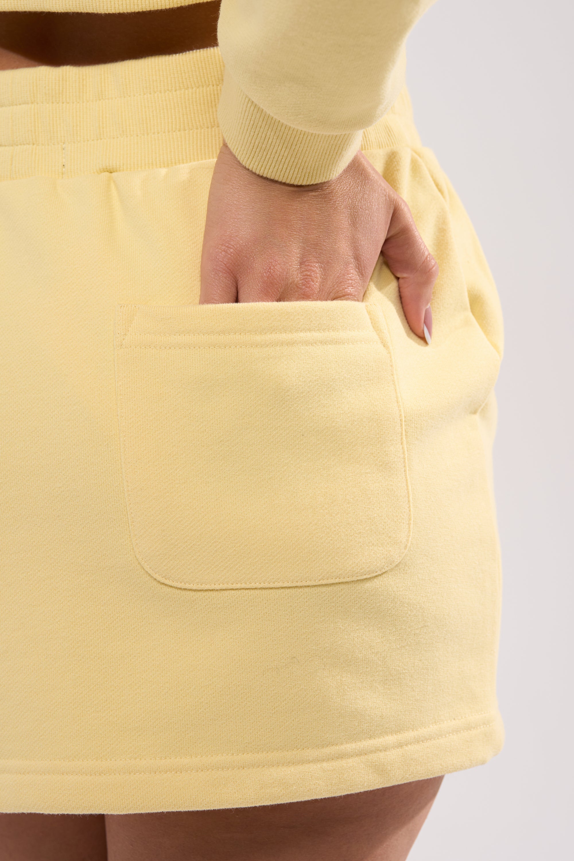 AFTER HOURS MINI SKIRT IN YELLOW