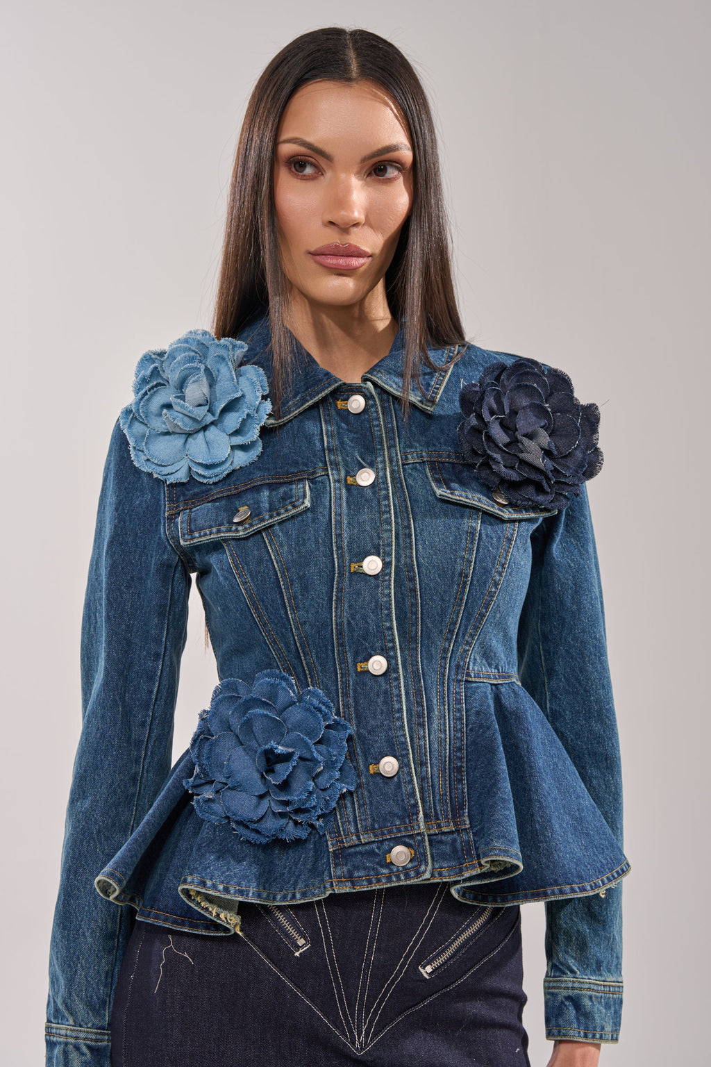 DENIM ERA BROOCH