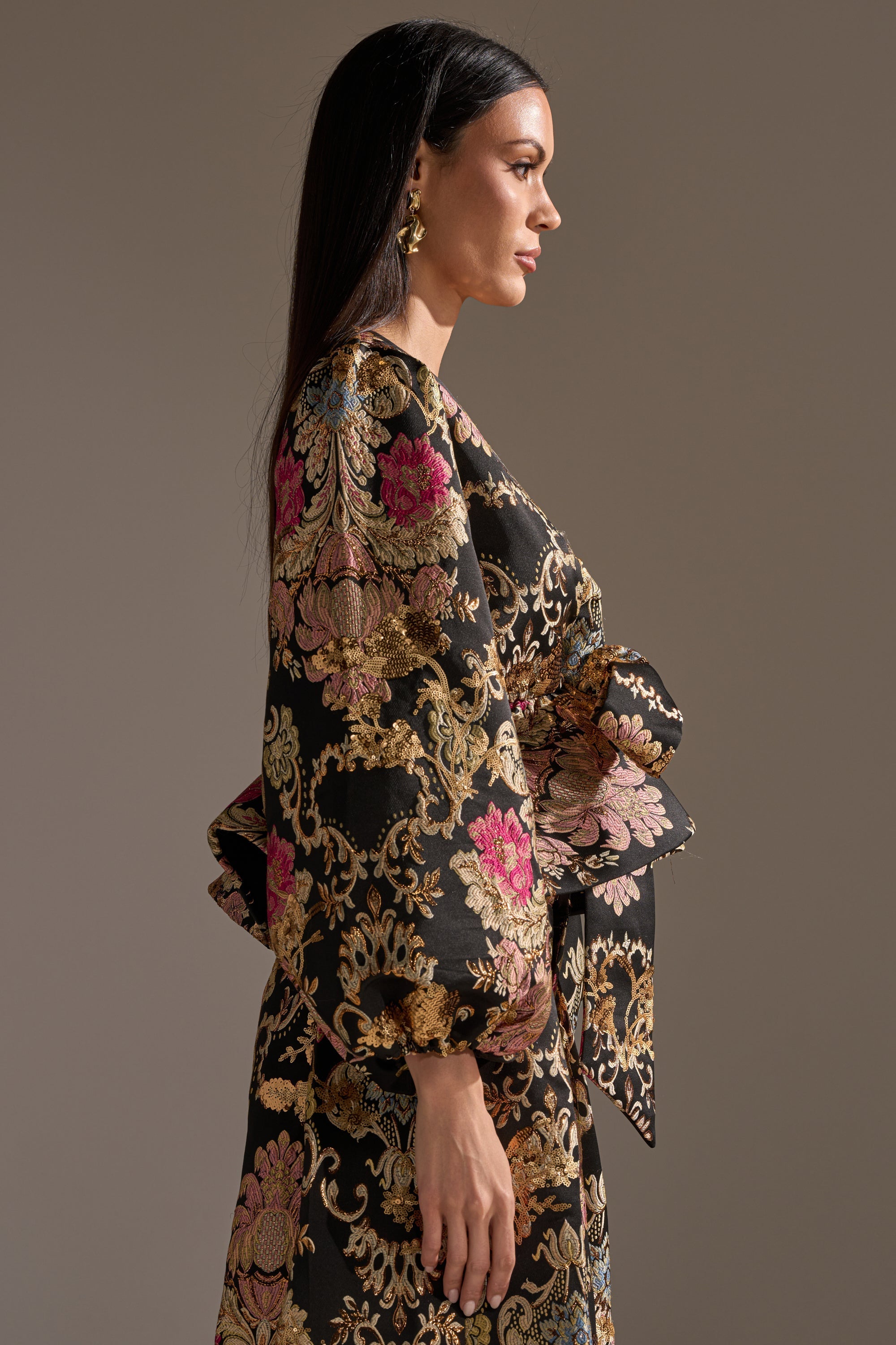LUXE ENERGY BROCADE BLOUSE