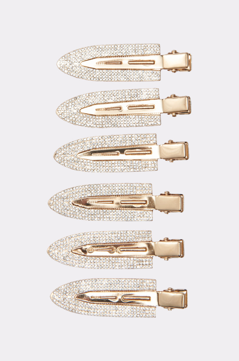 TOO PRETTY FOR THIS BLING HAIR CLIPS
