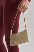 UNDER THE MISTLETOE PURSE IN GOLD