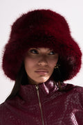 ELEVATED FAUX FUR BUCKET HAT