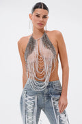 SHAKE IT FOR ME BABY BEADED BLOUSE