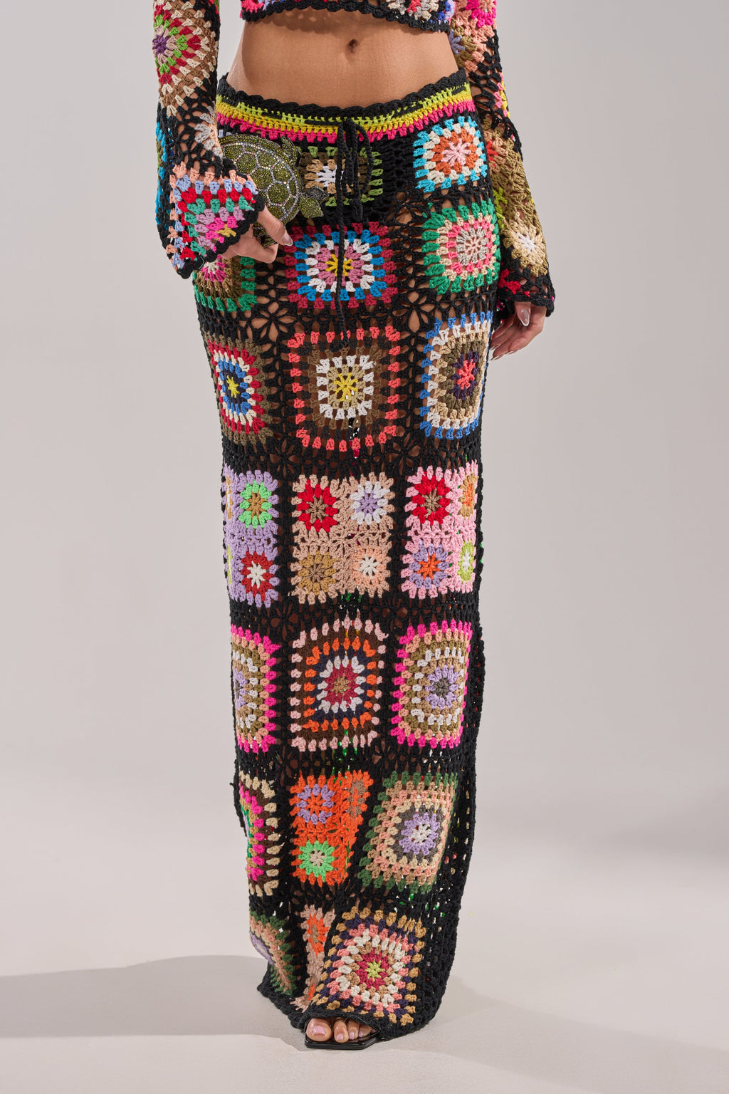 SHINE ON YOU CROCHET MAXI SKIRT