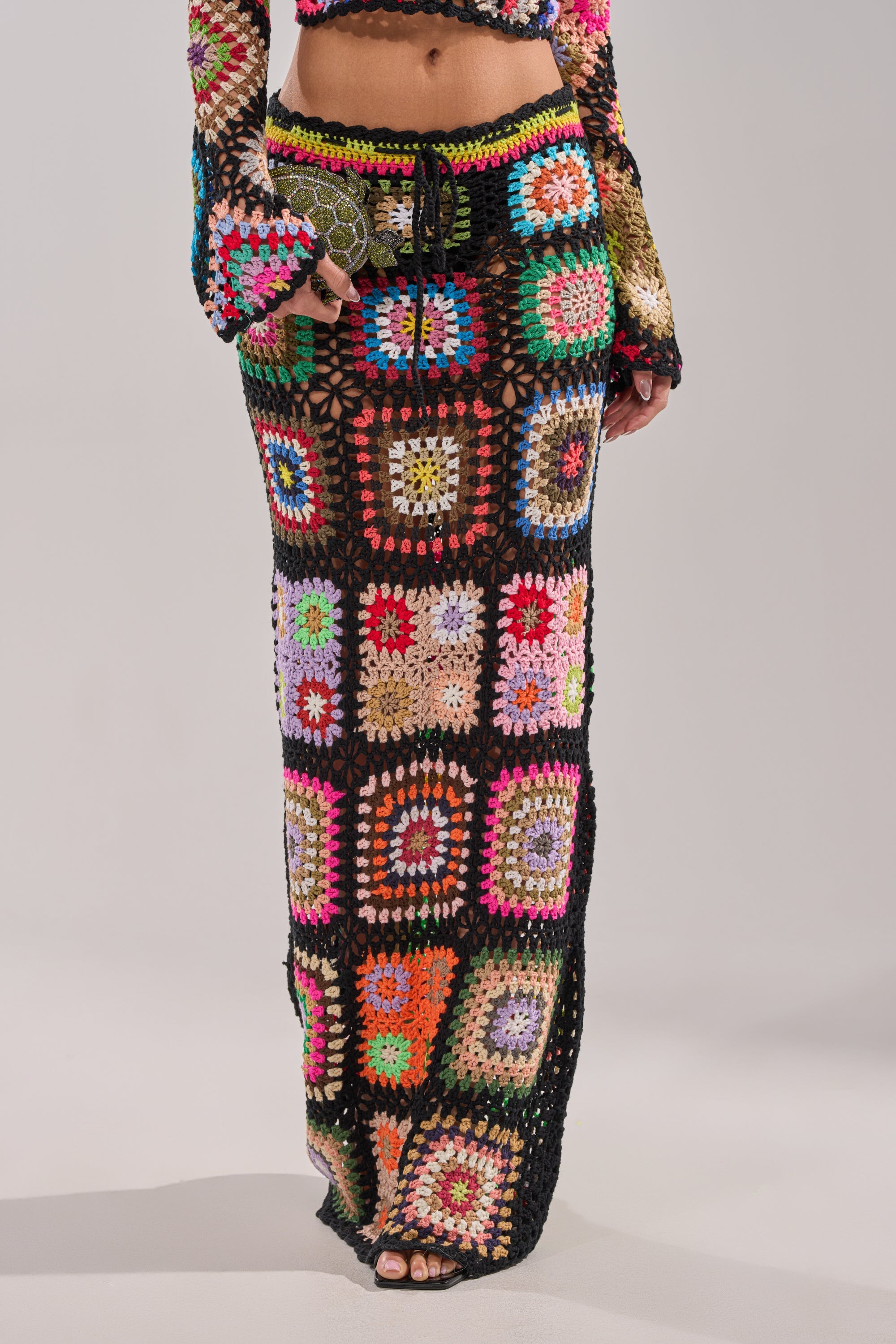 SHINE ON YOU CROCHET MAXI SKIRT