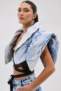 DION BOLERO IN DENIM