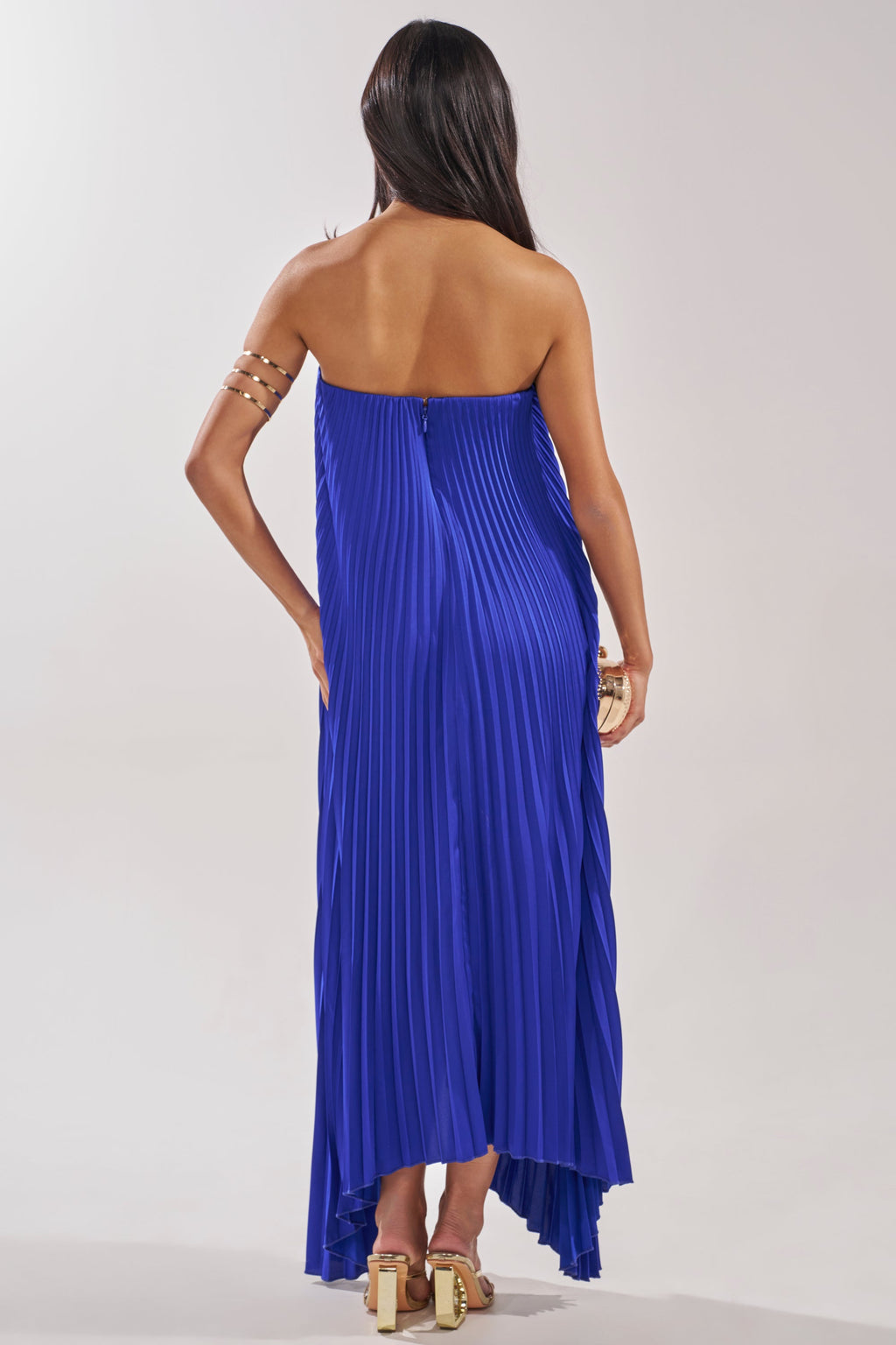 EMERALD DREAM SLEEVELESS MAXI DRESS IN BLUE