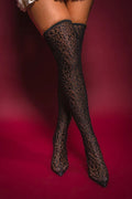AZALEA WANG FREYJA OVER THE KNEE LACE BOOT IN BLACK