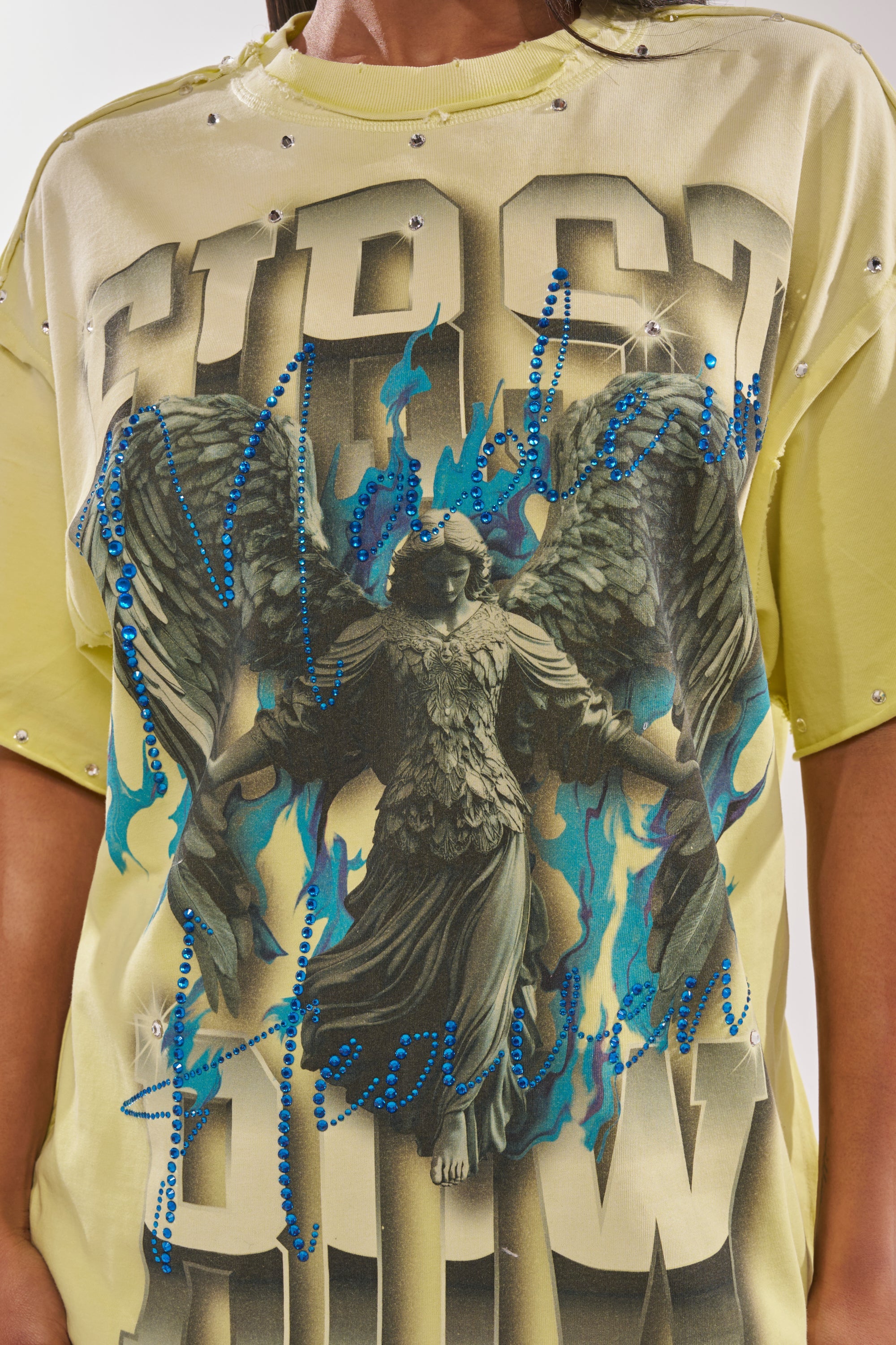 FIRST ROW NEW RENAISSANCE RHINESTONE TEE
