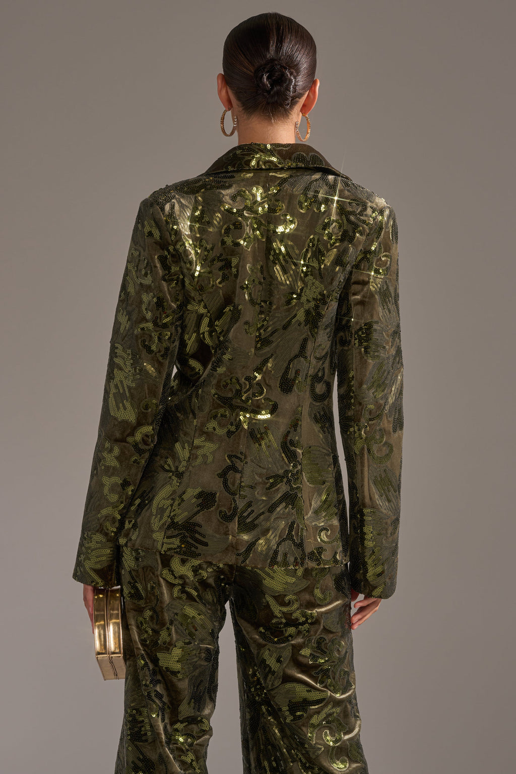 AURORA SEQUIN VELVET BLAZER
