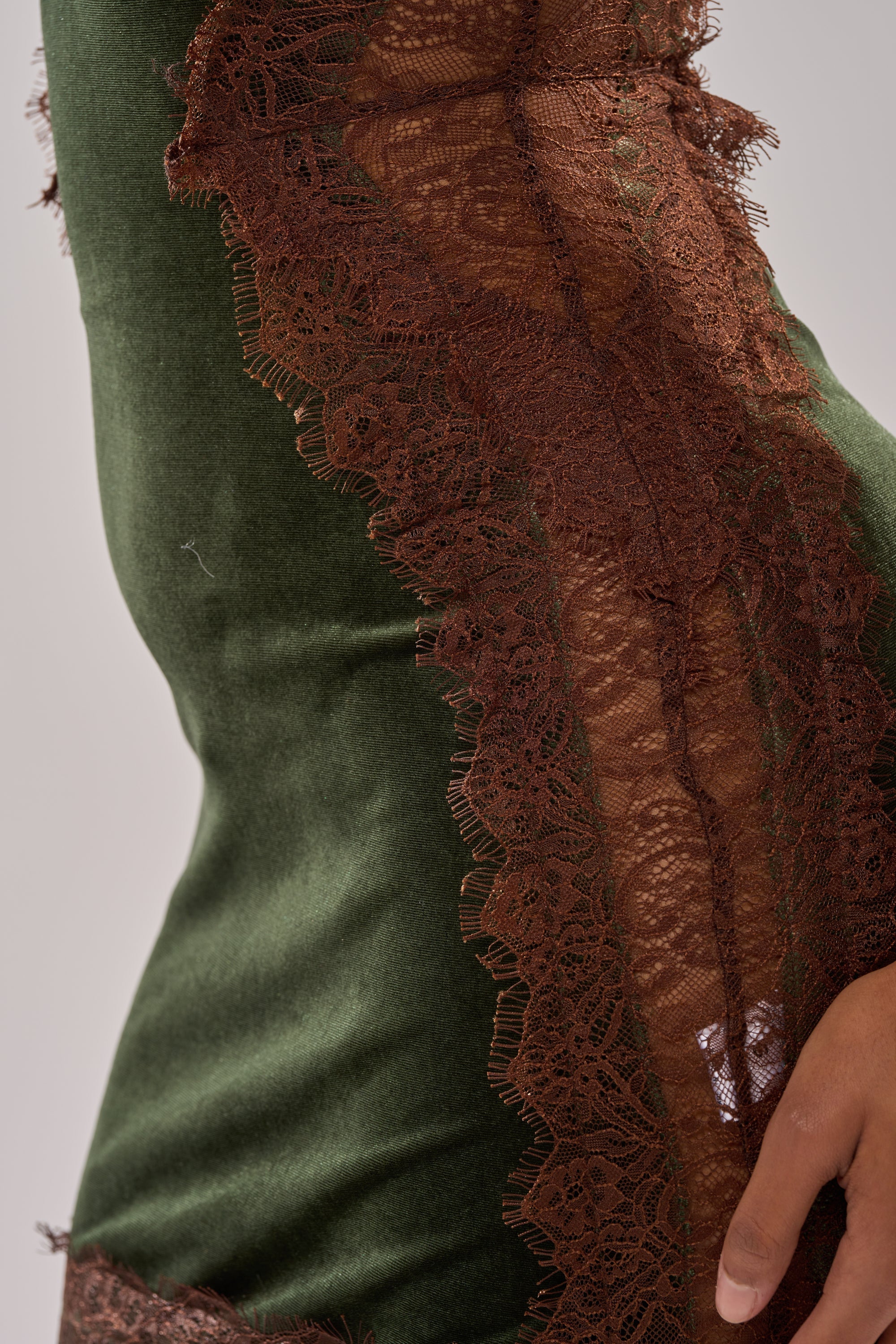 FOREST FAIRY VELVET MINI DRESS