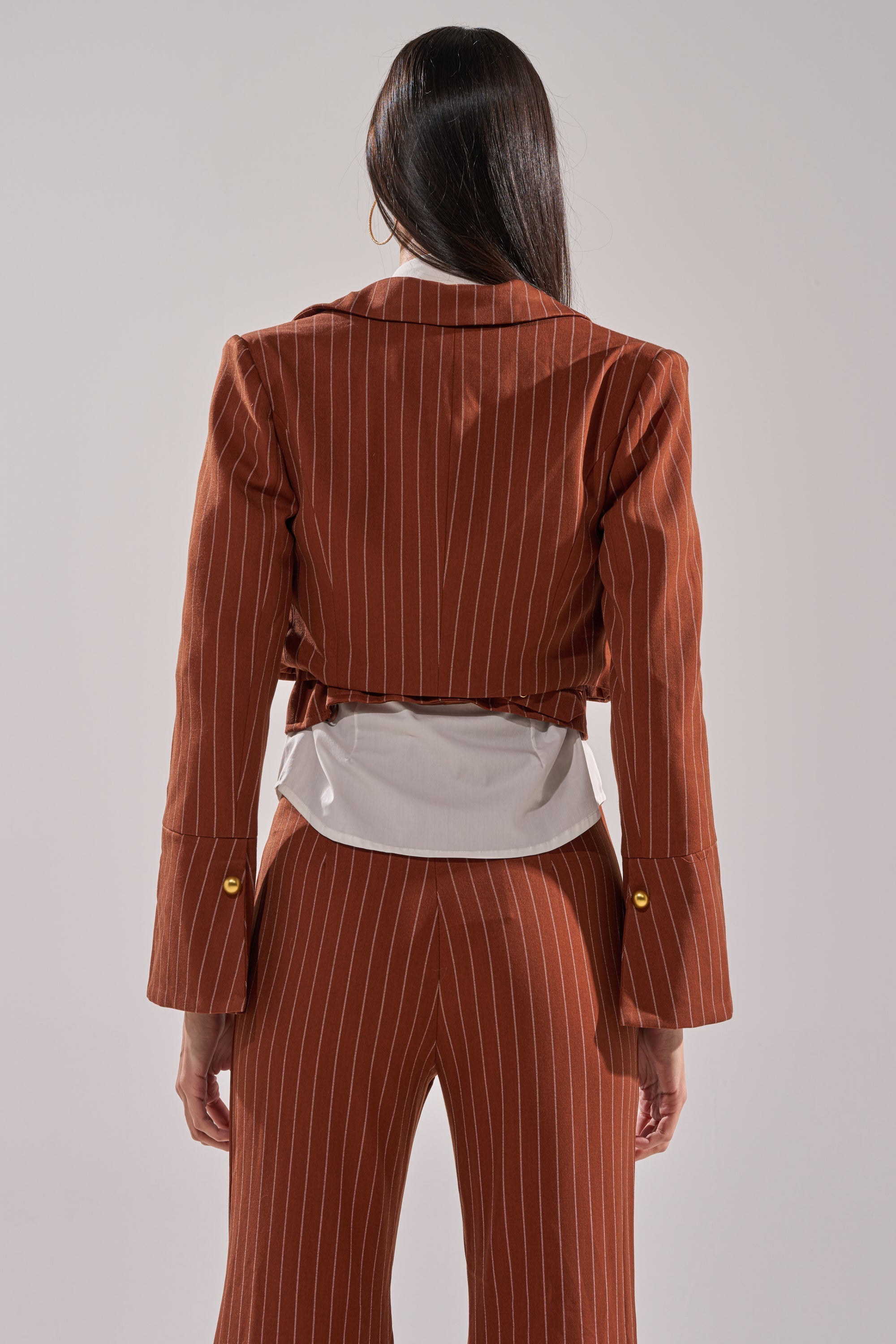 BUSINESS FIRST STRIPE BLAZER