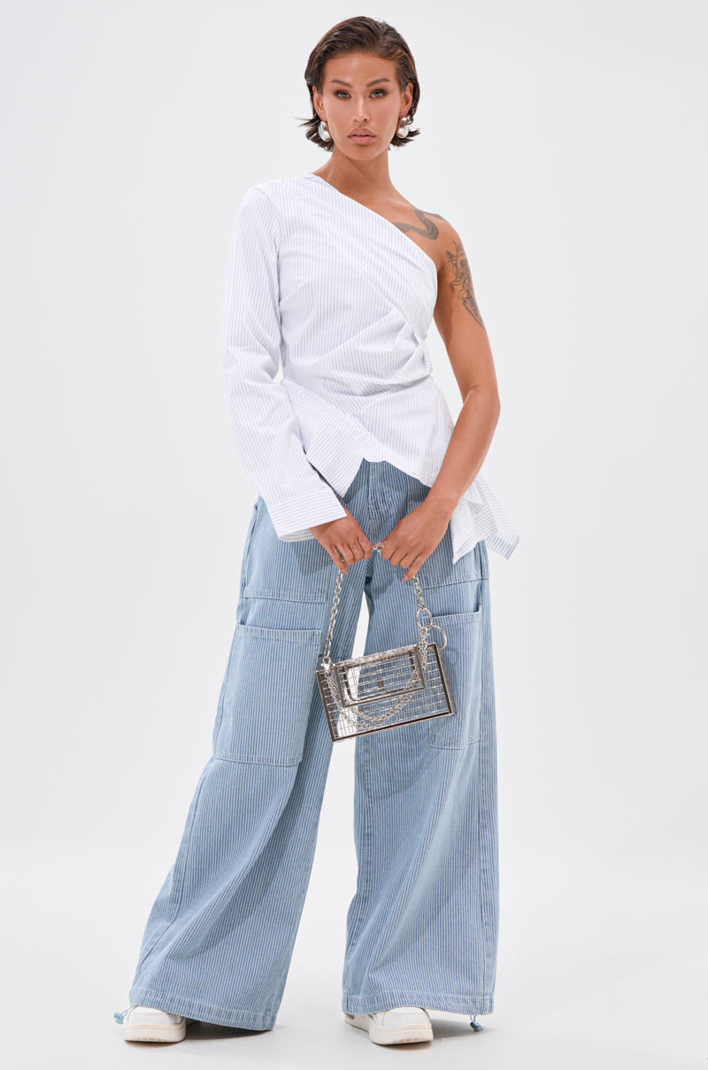 ASSIA ONE SHOULDER BLOUSE