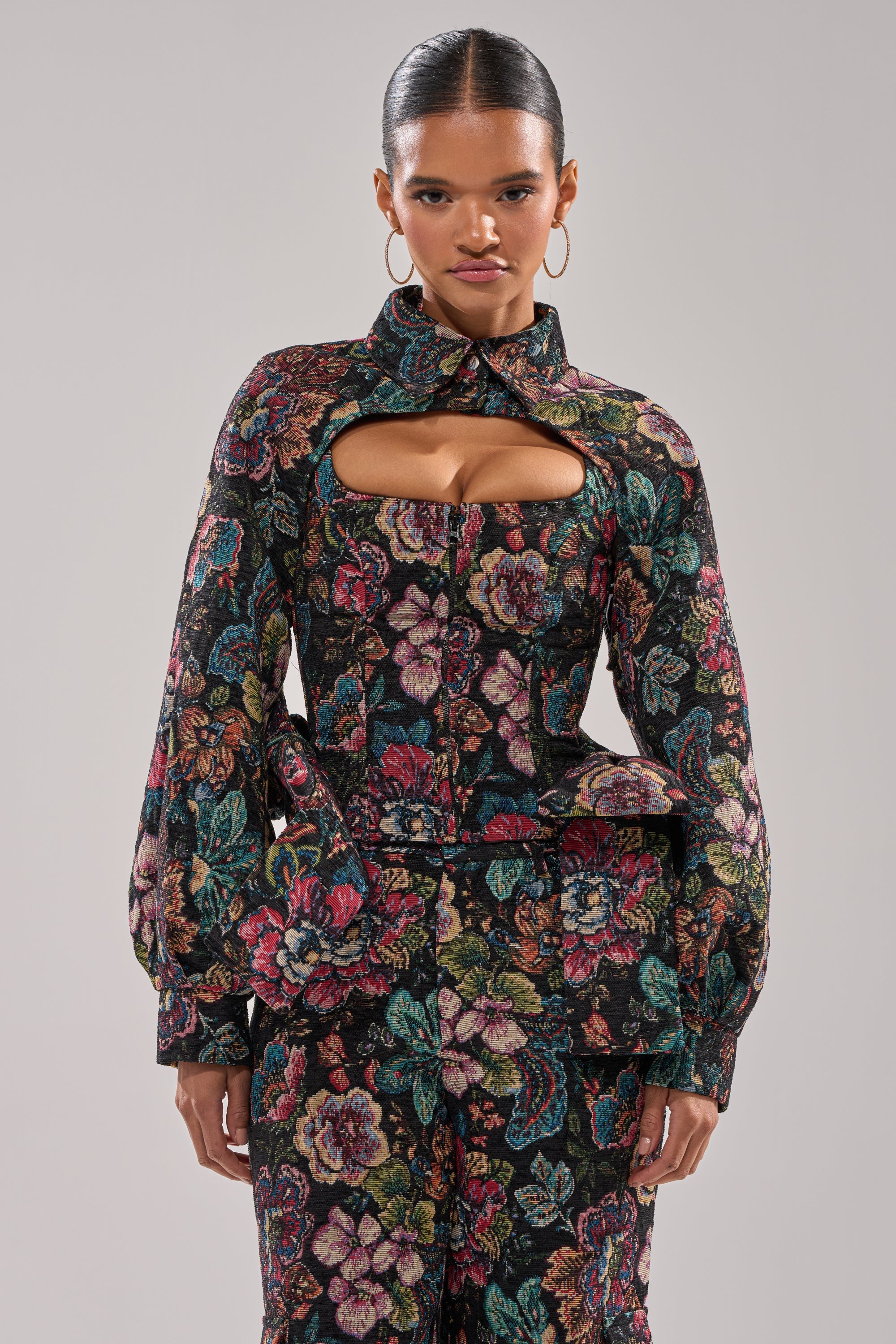 PRETTY LADY BROCADE BOLERO