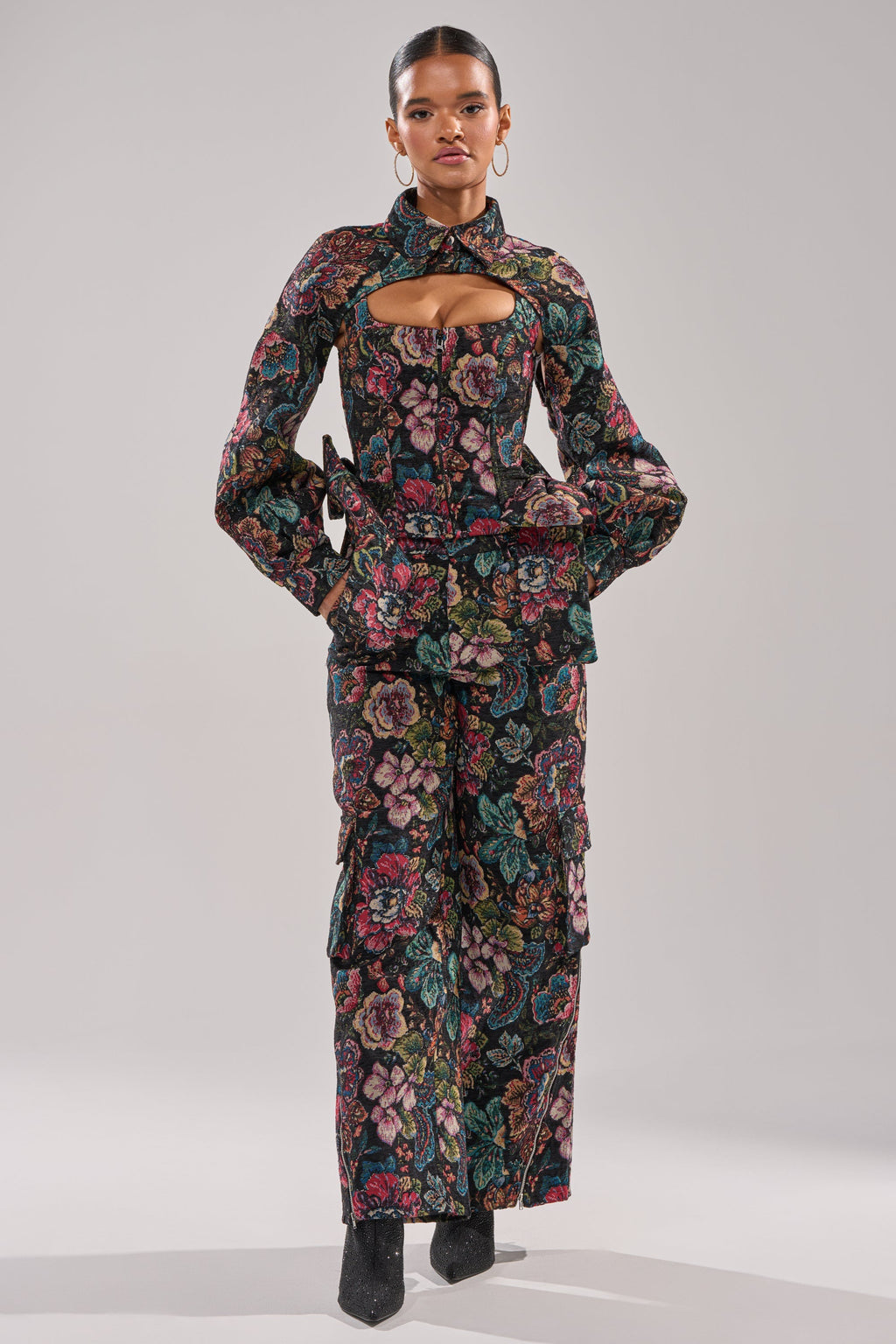 PRETTY LADY BROCADE BOLERO