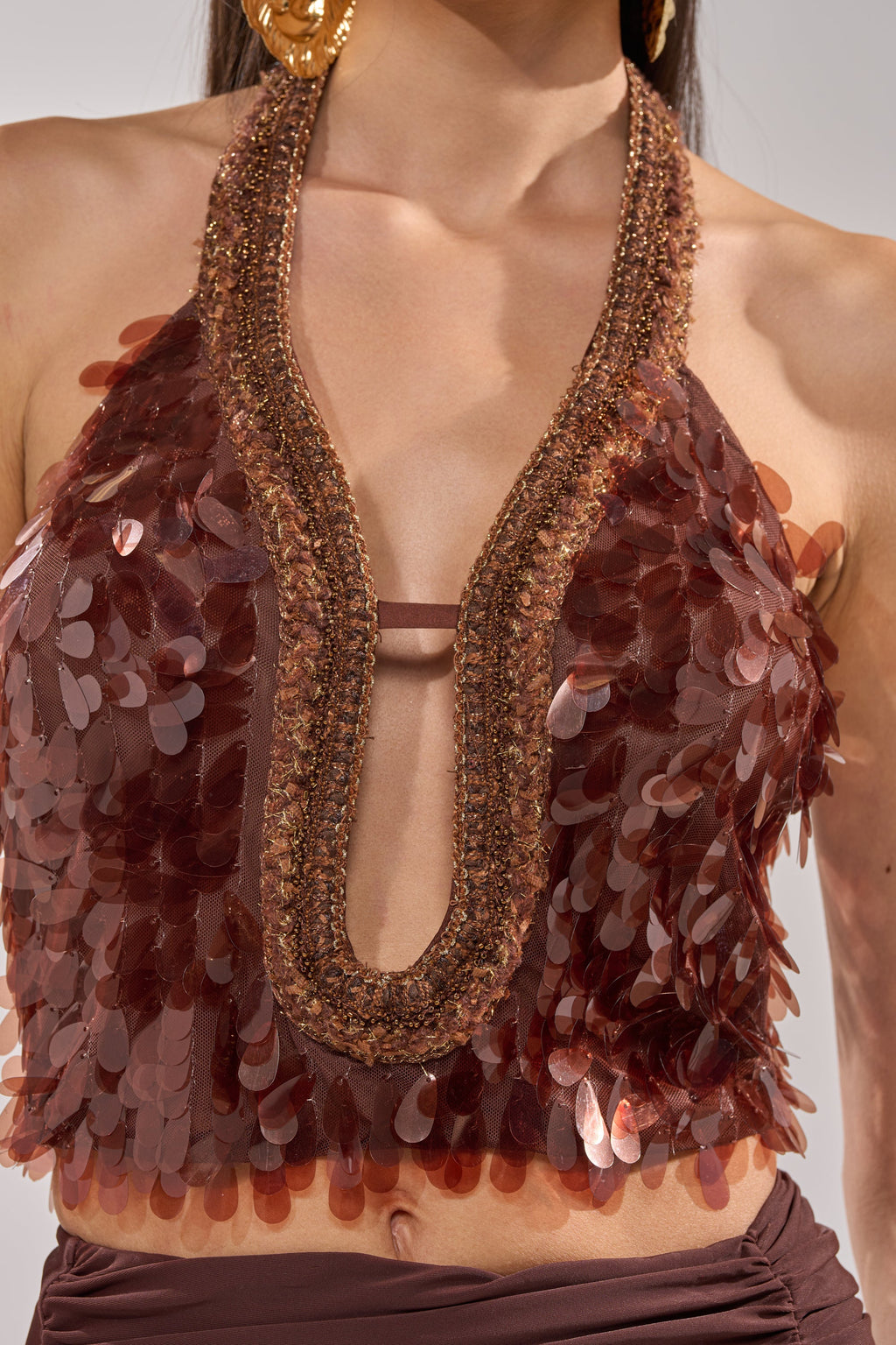 ISLAND GIRL SEQUIN BLOUSE