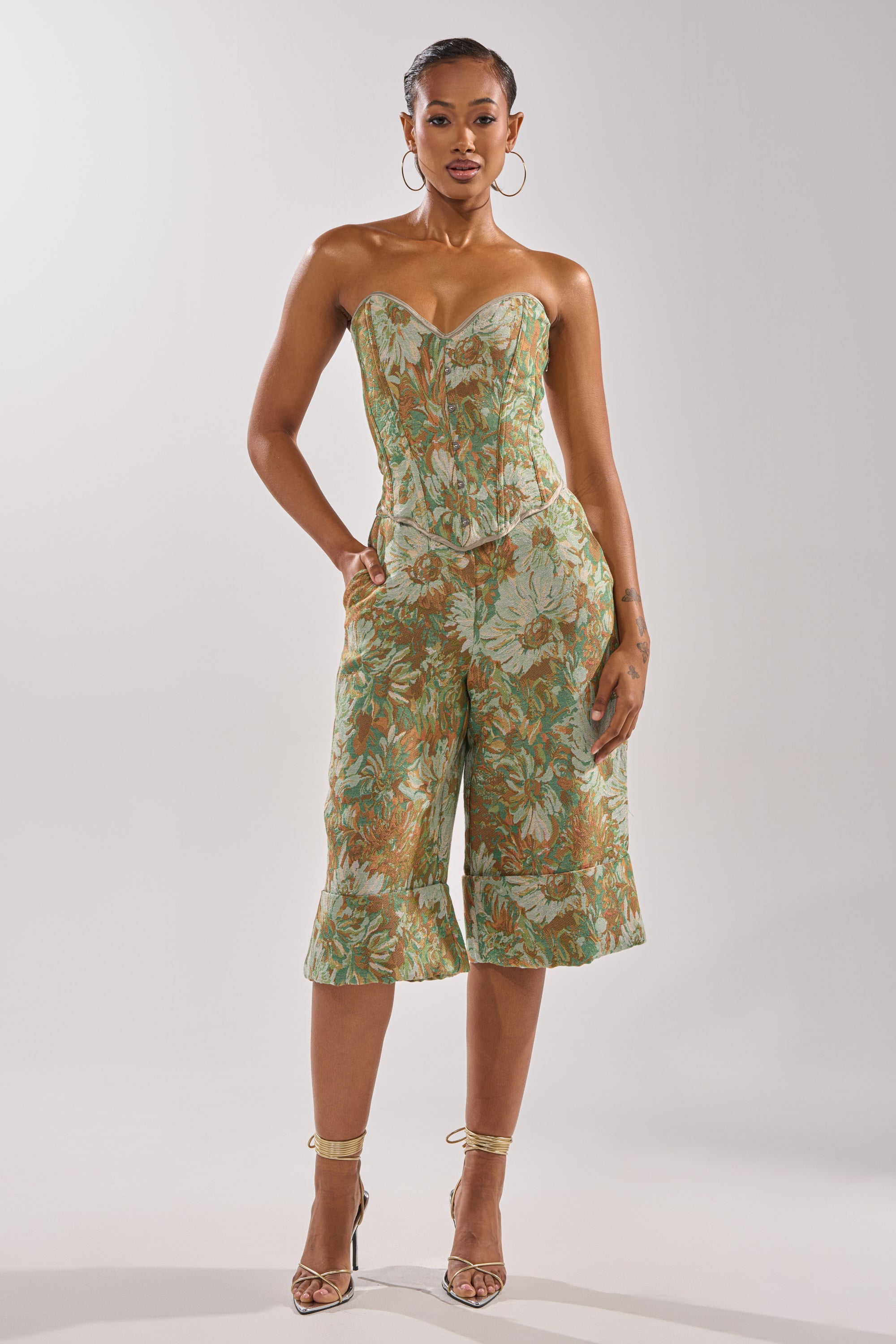 LOVERS FLORAL CORSET