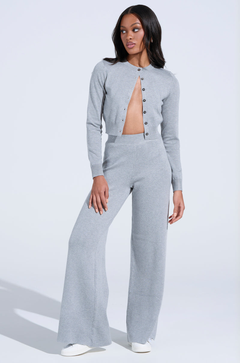 COZY LUXE CREW NECK CARDIGAN
