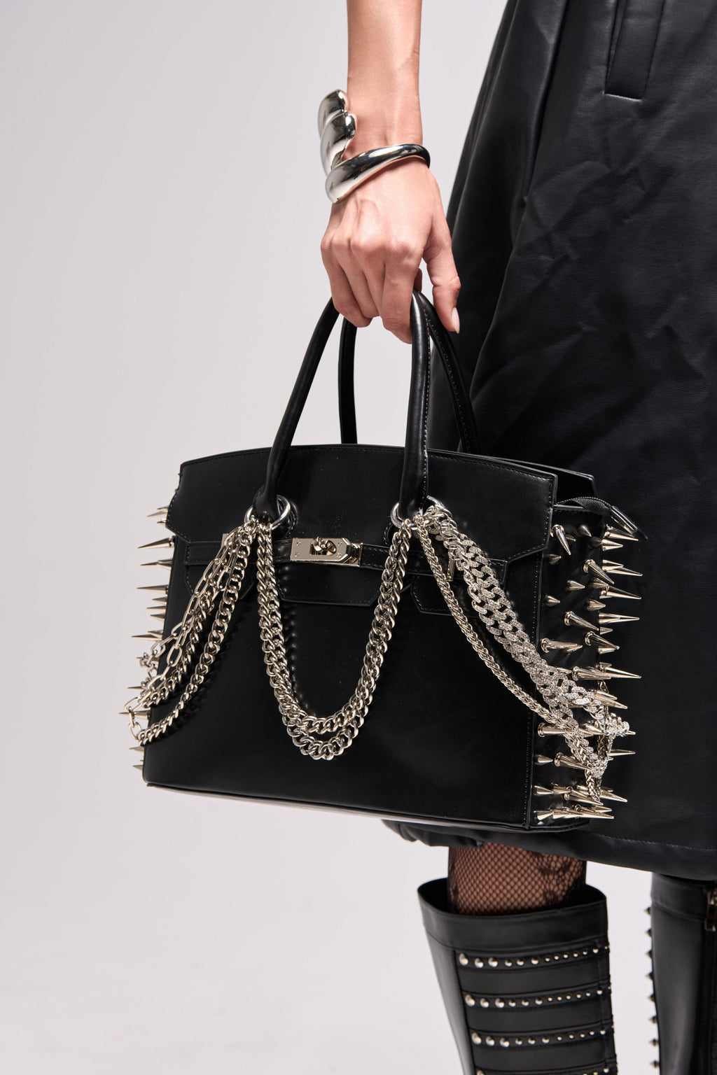 I BITE BACK EMBELLISHED TOTE