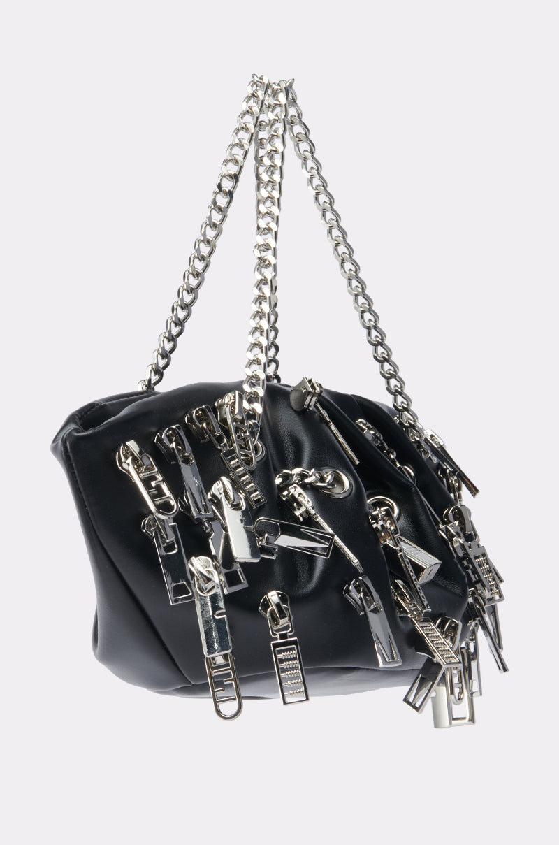 ZIP IT CHARM PURSE