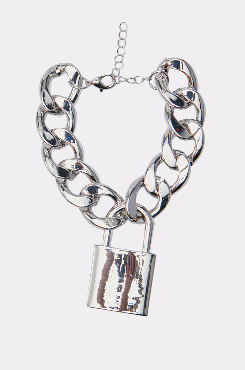 LOVE LOCKDOWN SILVER BRACELET