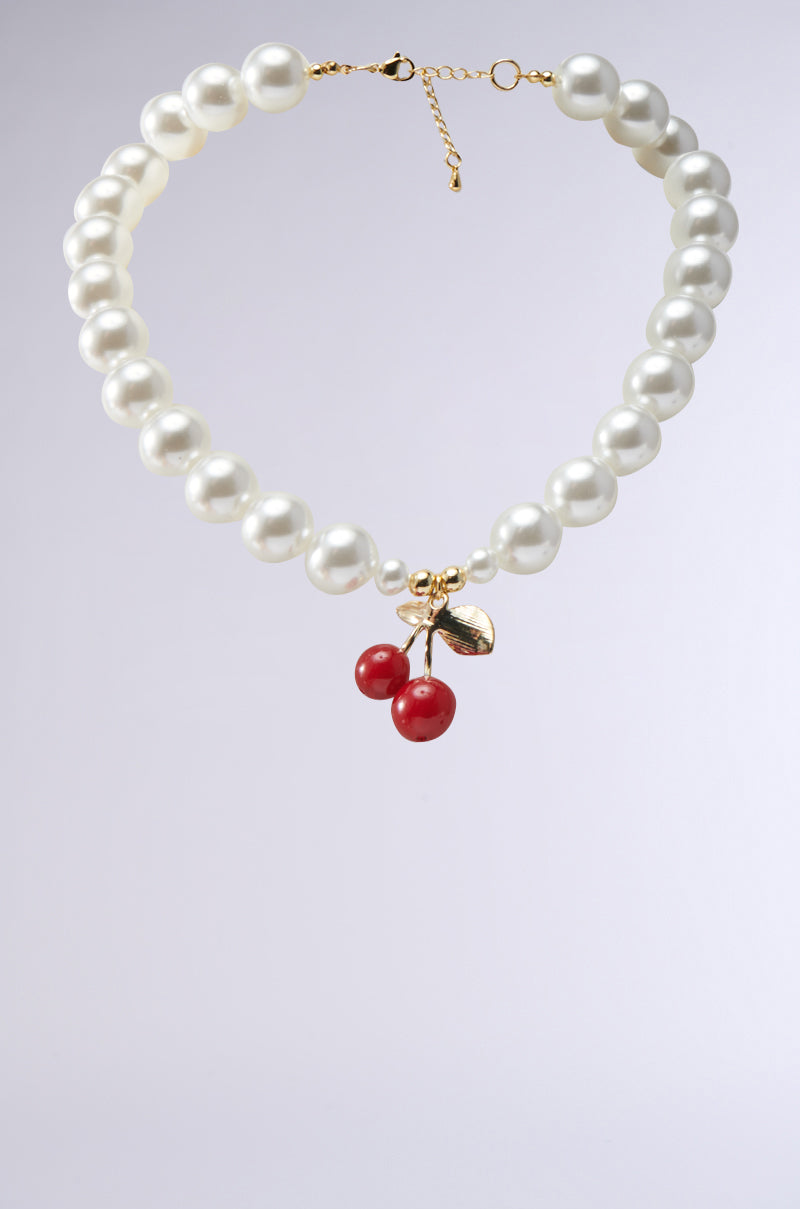 CHERRY ON TOP NECKLACE