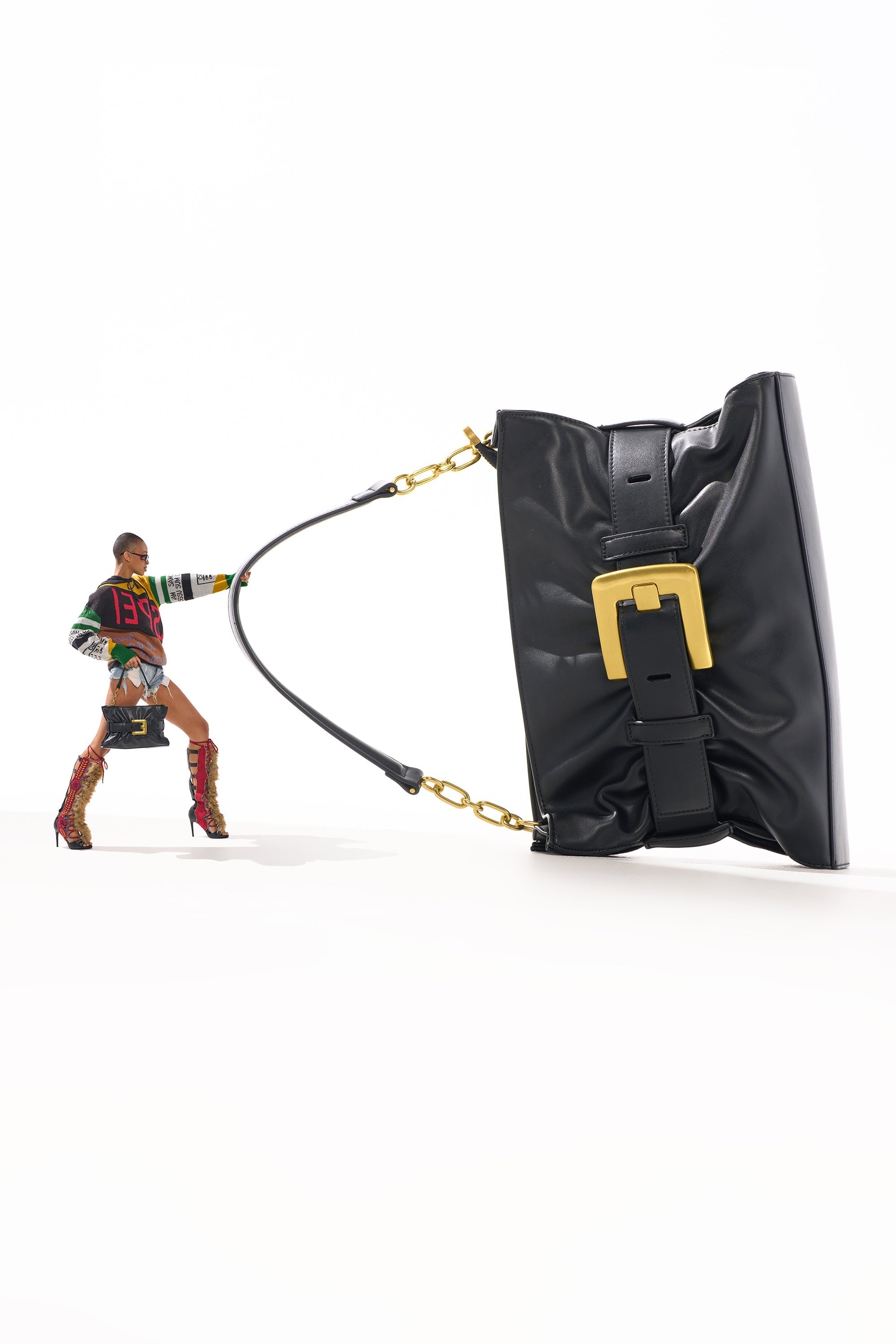 OVERSEAS BUCKLE CLUTCH