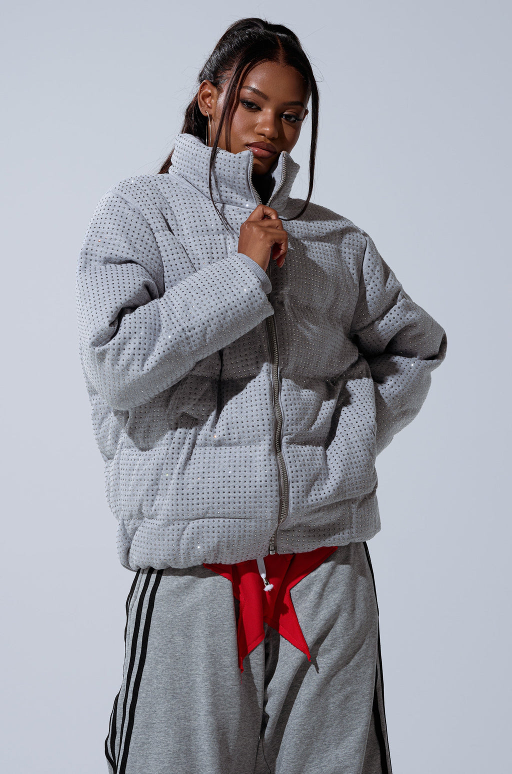 HOUDINI MID RHINESTONE PUFFER